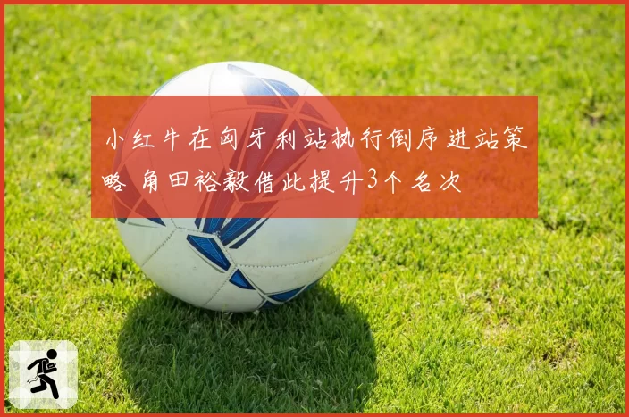 小红牛在匈牙利站执行倒序进站策略 角田裕毅借此提升3个名次
